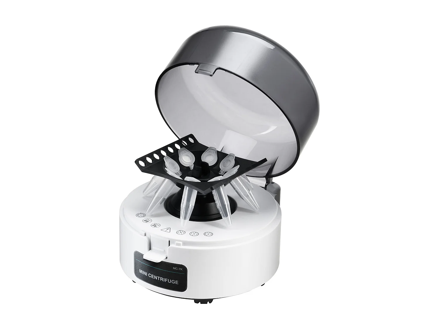 Mini centrifugeuse Électrique SucceBuy, 3013 x g RCF, Machine Centrifuge Laboratoire avec Rotor 2 en 1 pour Tubes de 0,2/1,5/2 ml, pour Diverses Expériences