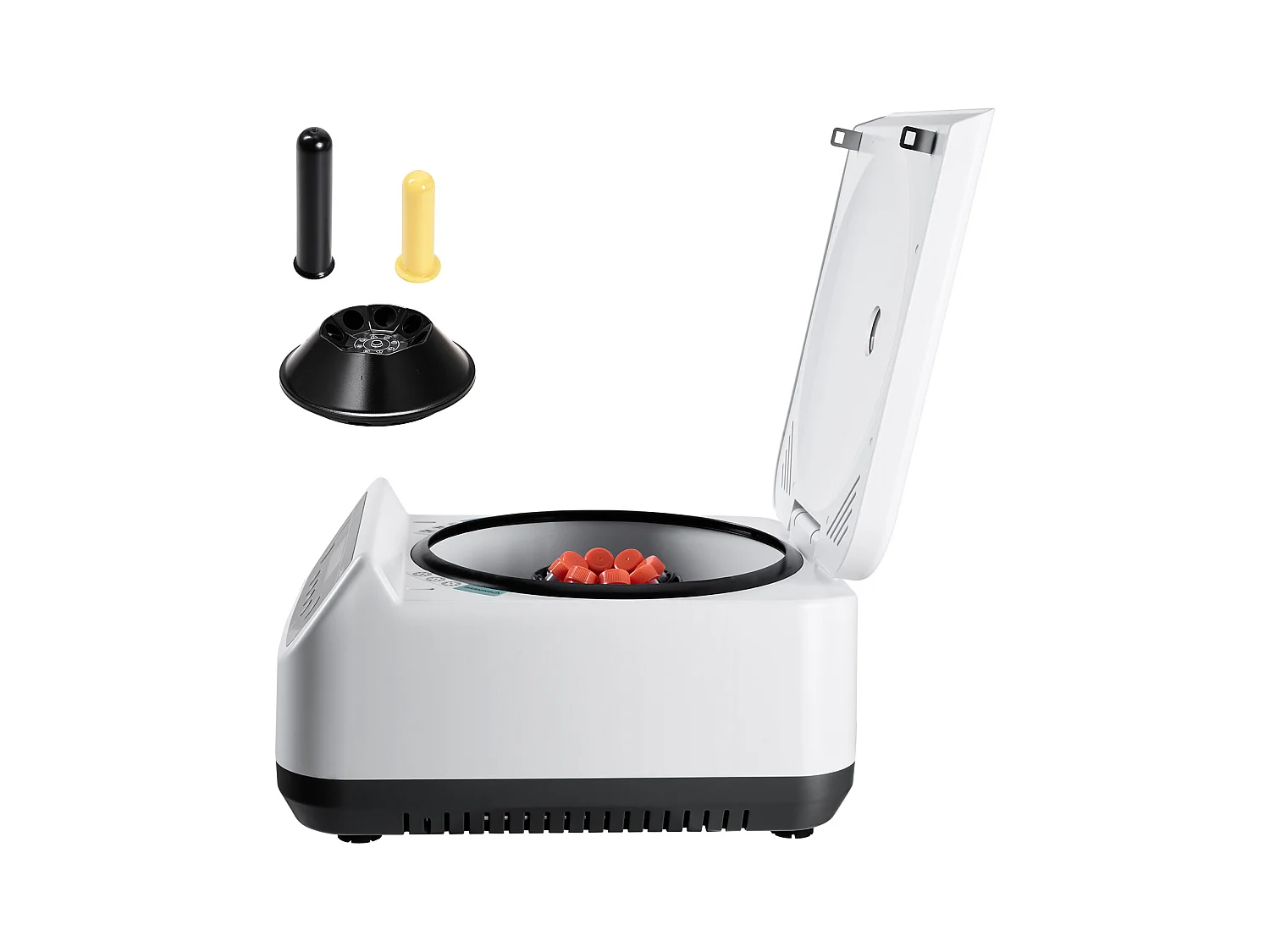 Elektryczna Wirówka SucceBuy, 100-1900 x g RC, Wirówka Laboratoryjna z Pojedynczym Rotorem do Probówek 2/5/10/15 ml, do Różnych Eksperymentów