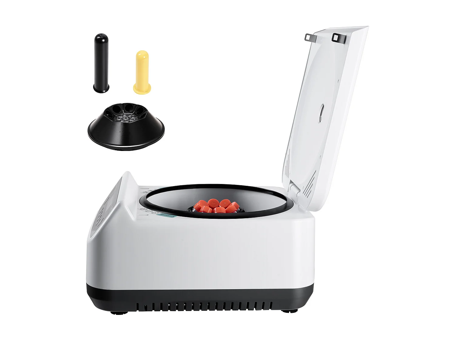 Centrifugeuse Électrique SucceBuy, 100-1900 x g RC, Machine Centrifuge Laboratoire avec Rotor Unique pour Tubes de 2/5/10/15 ml, pour Diverses Expériences