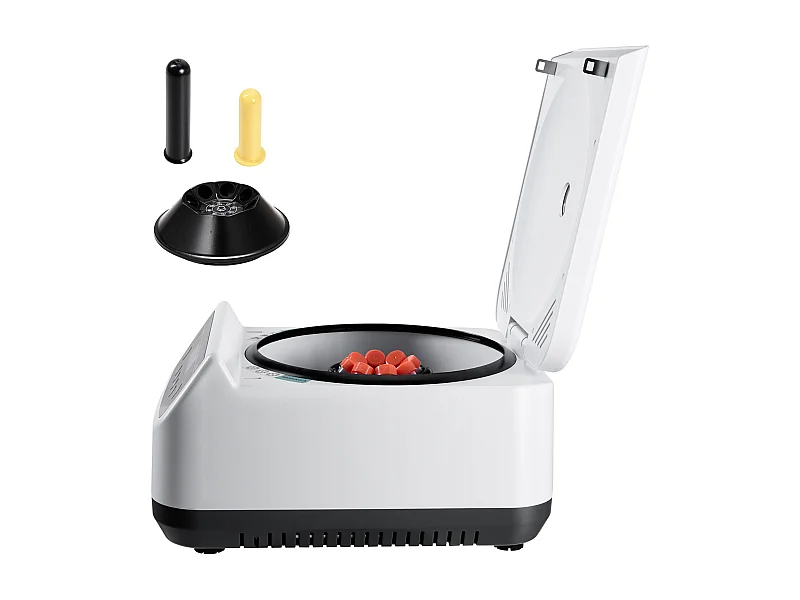 Centrífuga Elétrica SucceBuy, 100-1900 x g RC, Máquina Centrífuga de Laboratório com Rotor Único para Tubos de 2/5/10/15 ml, para Diversas Experiências