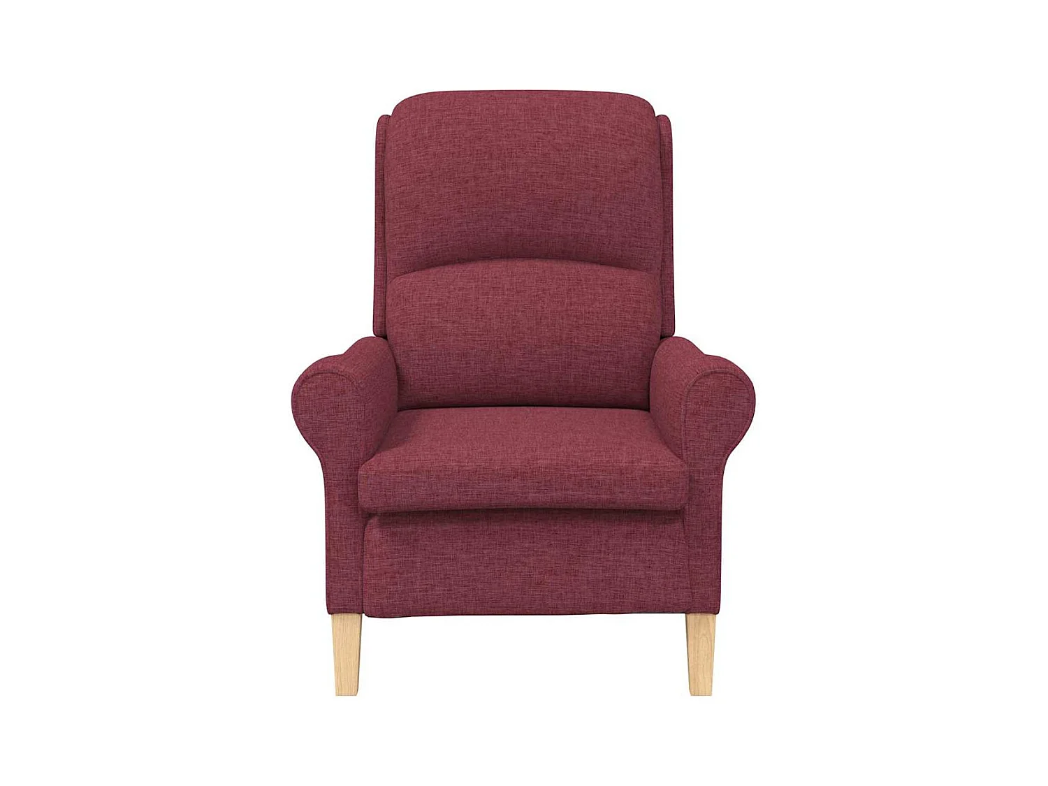 fauteuil Rouge bordeaux 76 x 94 x 102 cm tissu