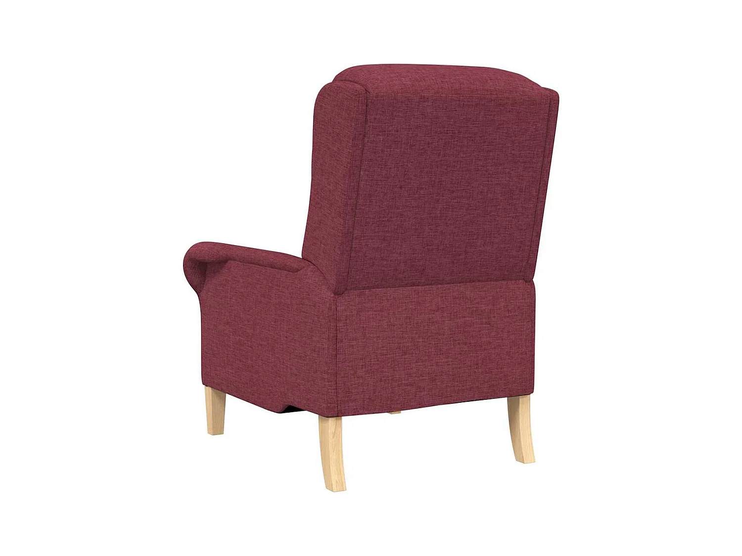 fauteuil Rouge bordeaux 76 x 94 x 102 cm tissu