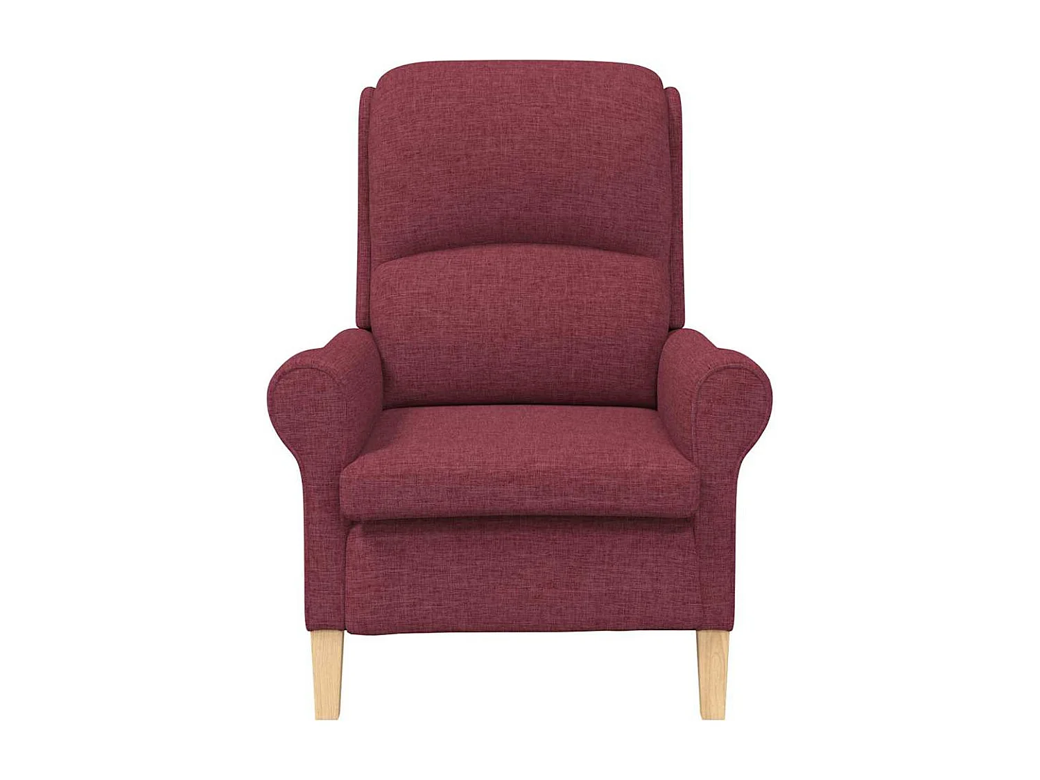 poltrona Rosso vino 76 x 94 x 102 cm Tessuto