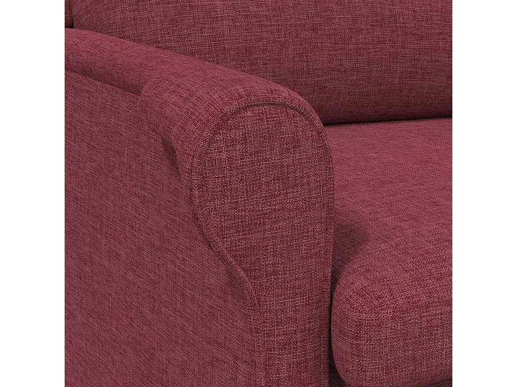 poltrona Rosso vino 76 x 94 x 102 cm Tessuto