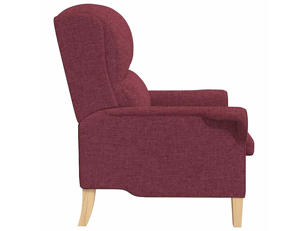 fauteuil Bordeaux tissu