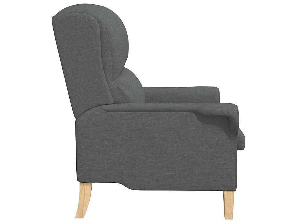 fauteuil Gris foncé tissu