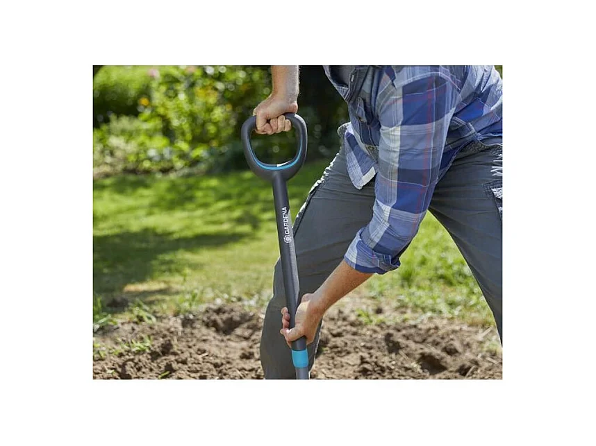 Rechte randspade NatureLine - Houten steel 100% FSC - Gehard stalen blad - 10 jaar garantie