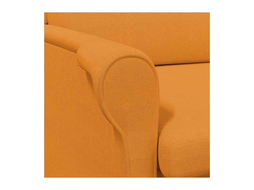 fauteuil Jaune foncé 76 x 94 x 102 cm tissu