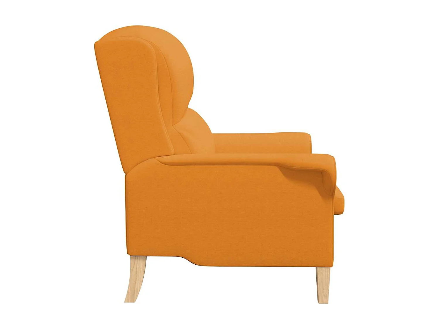 fauteuil Jaune foncé 76 x 94 x 102 cm tissu