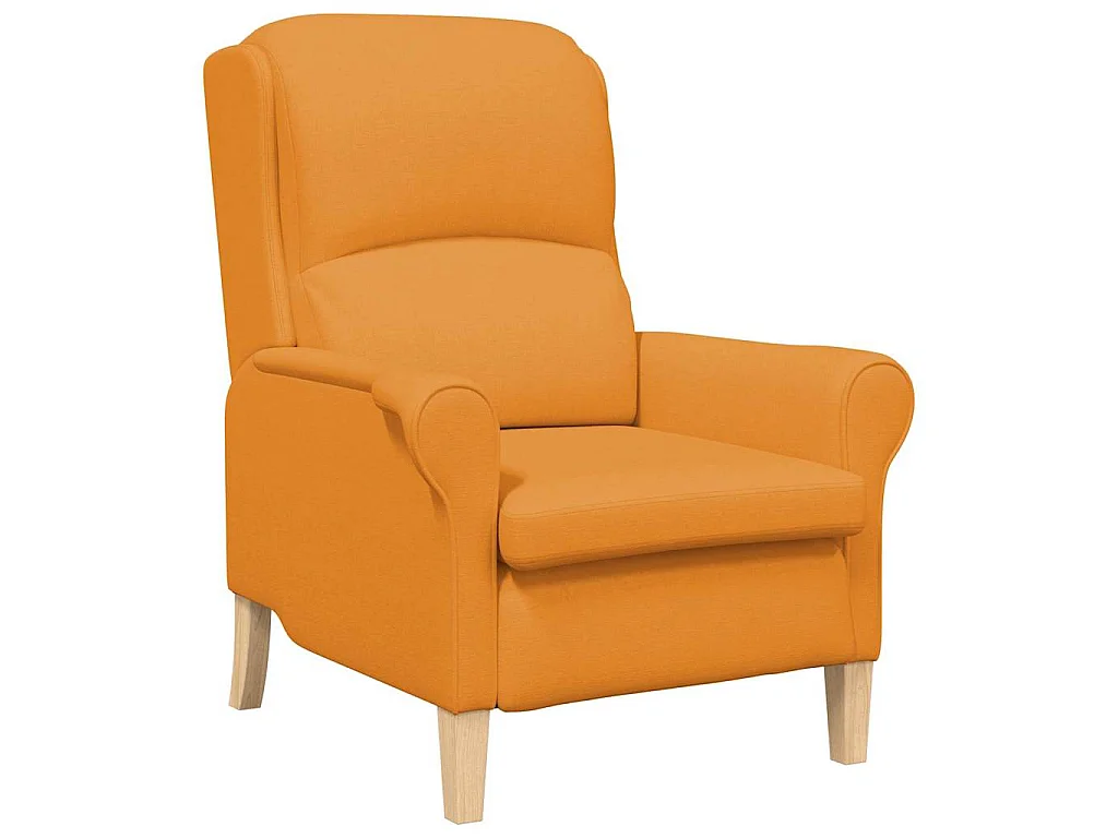 fauteuil Jaune foncé tissu