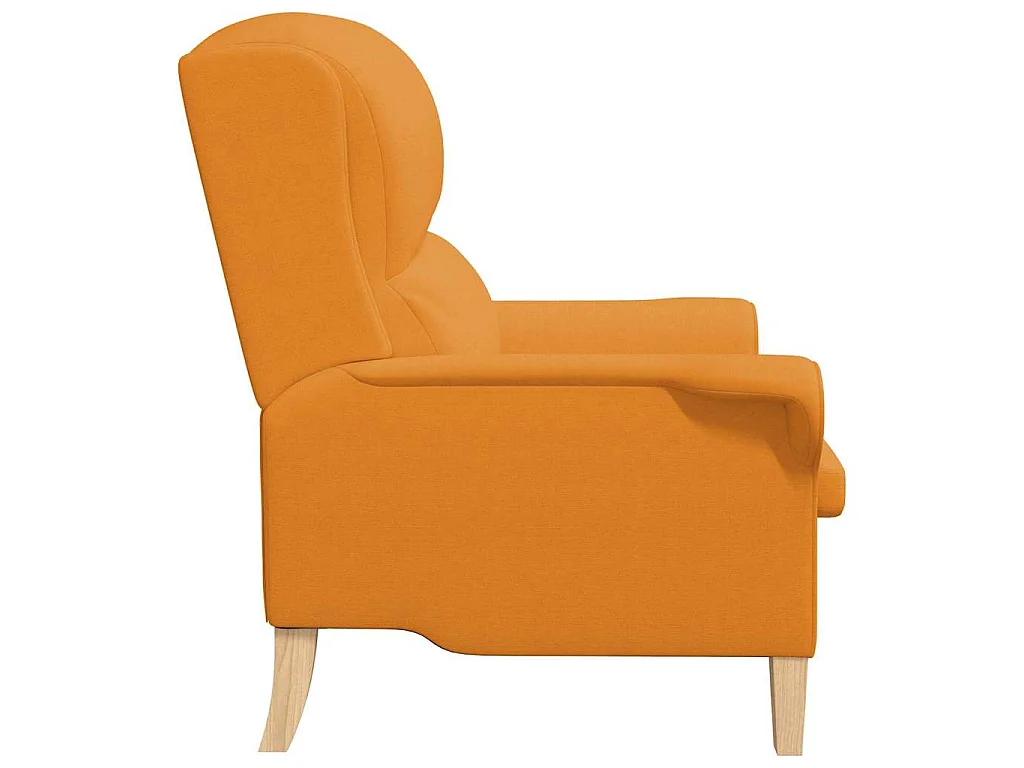 fauteuil Jaune foncé tissu