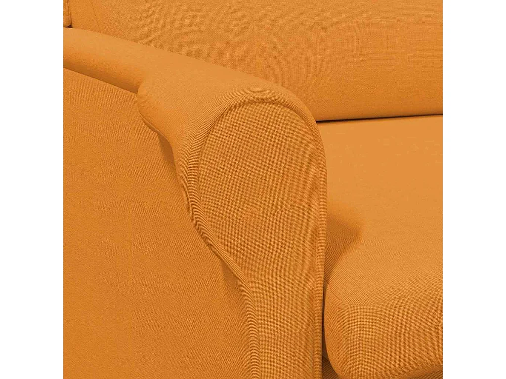 fauteuil Jaune foncé tissu