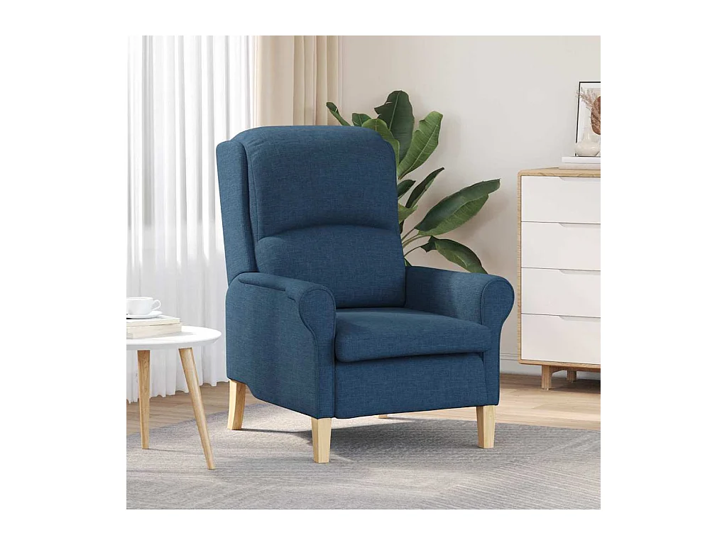 fauteuil Bleu 76 x 94 x 102 cm tissu