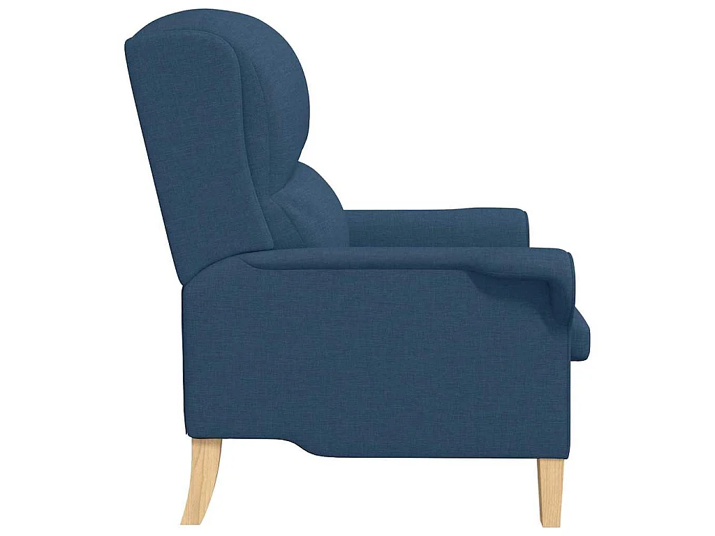 Fauteuil Bleu Moderne en Tissu 76 x 94 x 102 cm - Confortable et Stylé