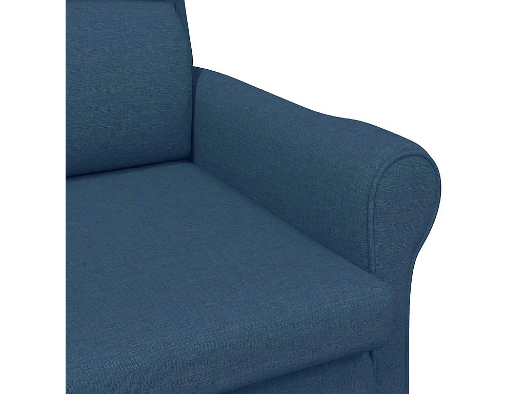 Fauteuil Bleu Moderne en Tissu 76 x 94 x 102 cm - Confortable et Stylé