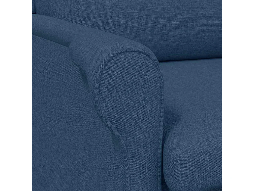 Fauteuil Bleu Moderne en Tissu 76 x 94 x 102 cm - Confortable et Stylé