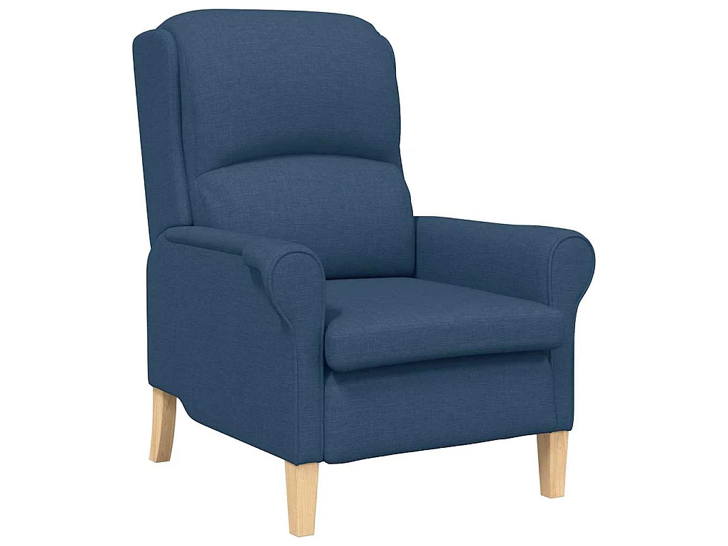 Fauteuil Bleu Moderne en Tissu 76 x 94 x 102 cm - Confortable et Stylé