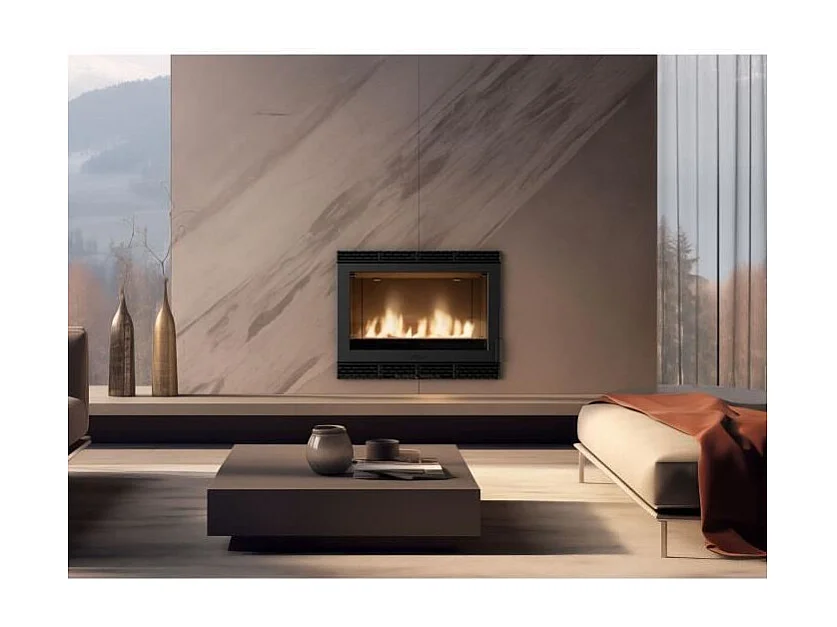 Insert de cheminée - INVICTA ALIZEO - Fonte - Turbo - 8 KW