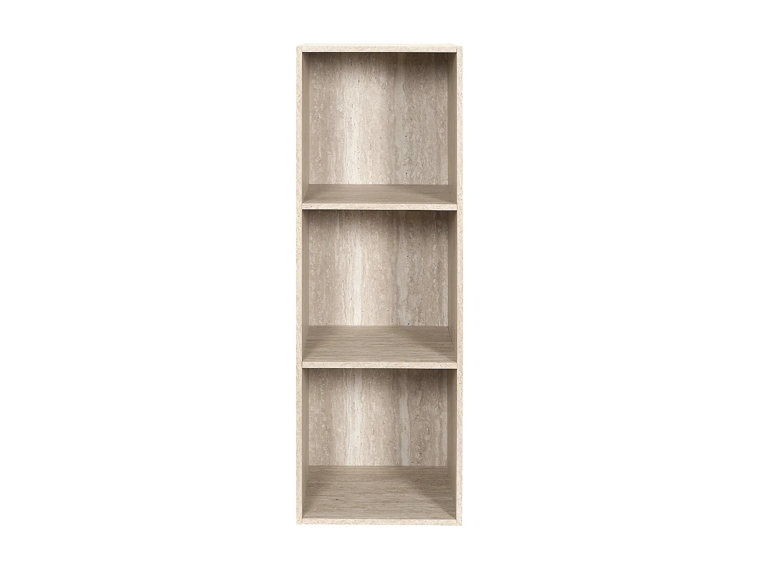 Rangement Modulable 3 Cases Pietra Blanc, Beige