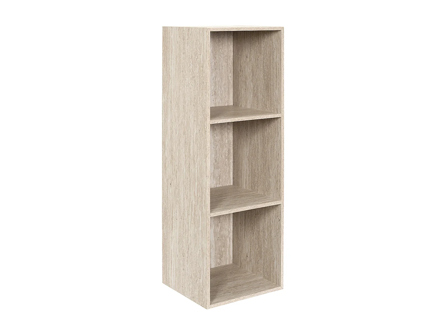 Rangement Modulable 3 Cases Pietra Blanc, Beige