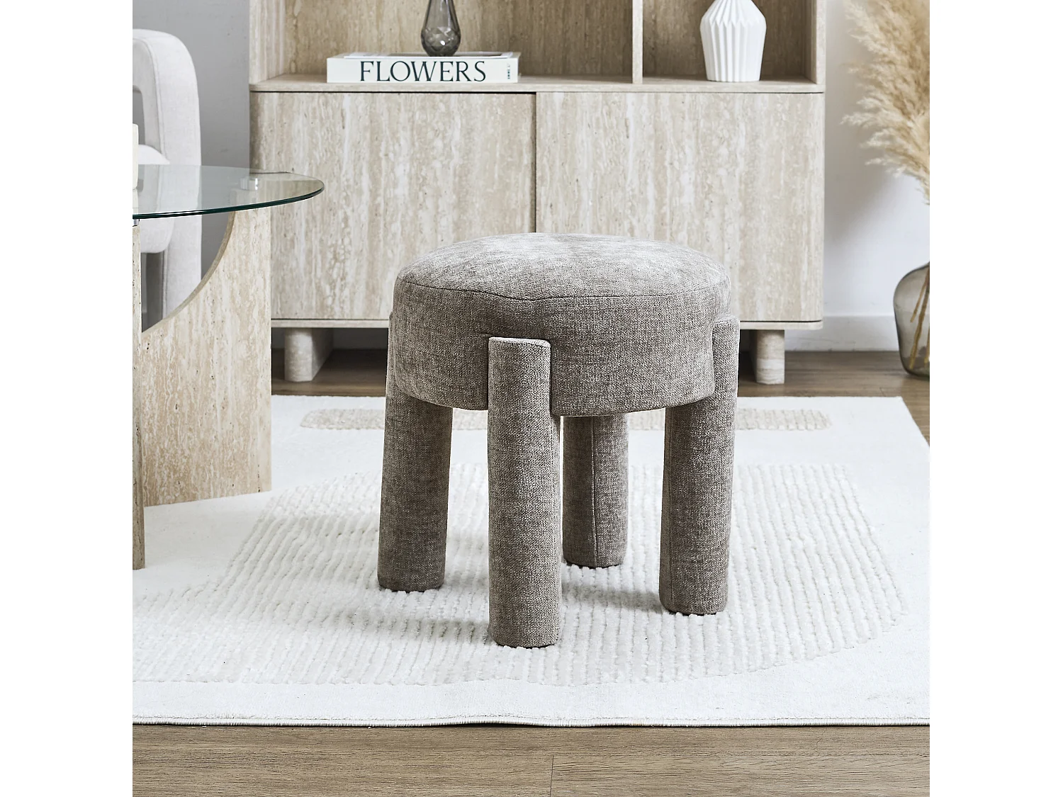 Tabouret Emilia Marron Marron