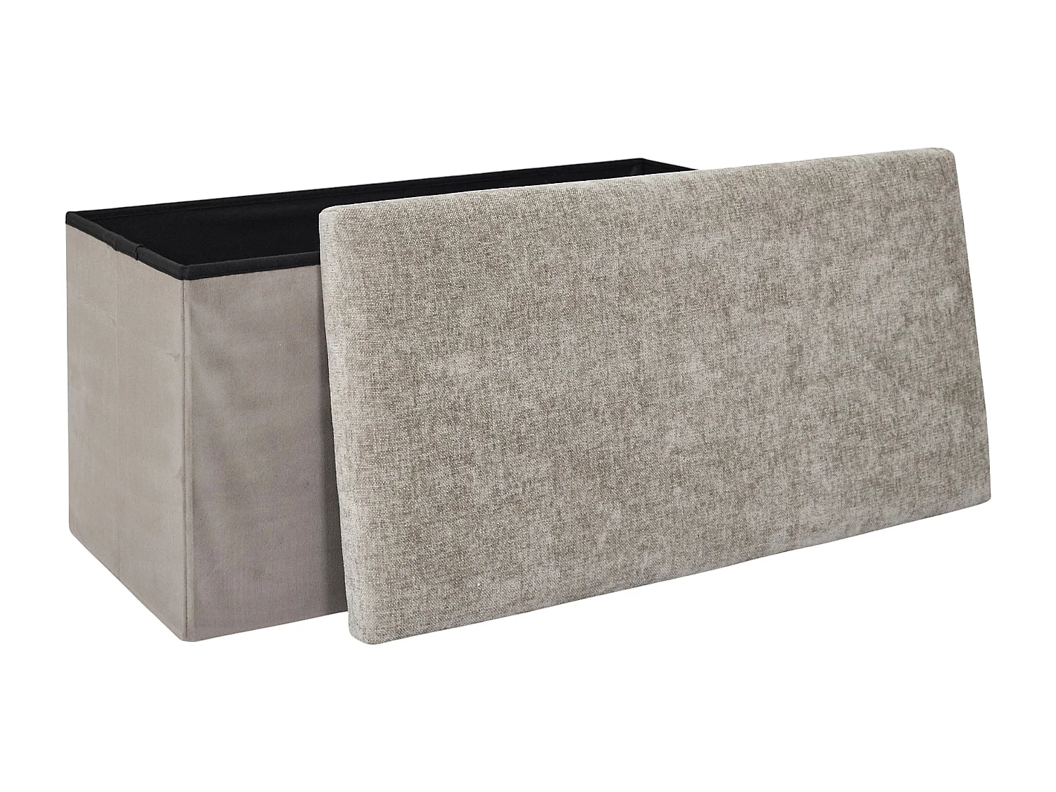 Coffre Banc Pliable Emilia Marron Marron