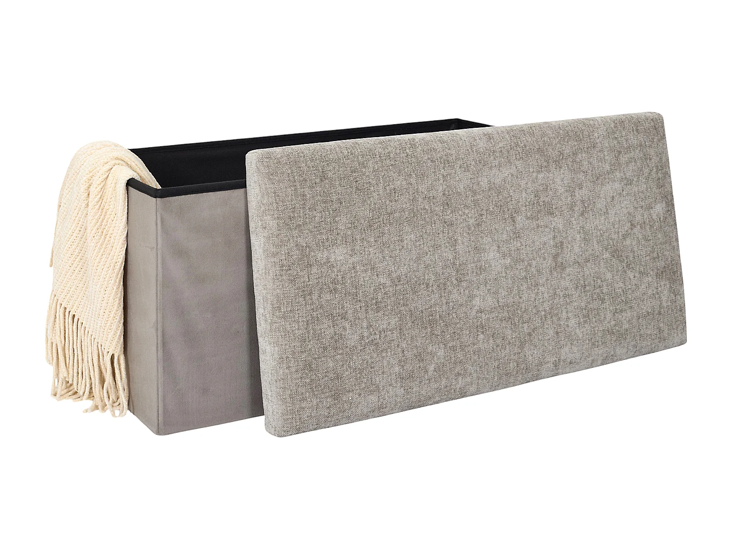 Coffre Banc Pliable Emilia Marron Marron