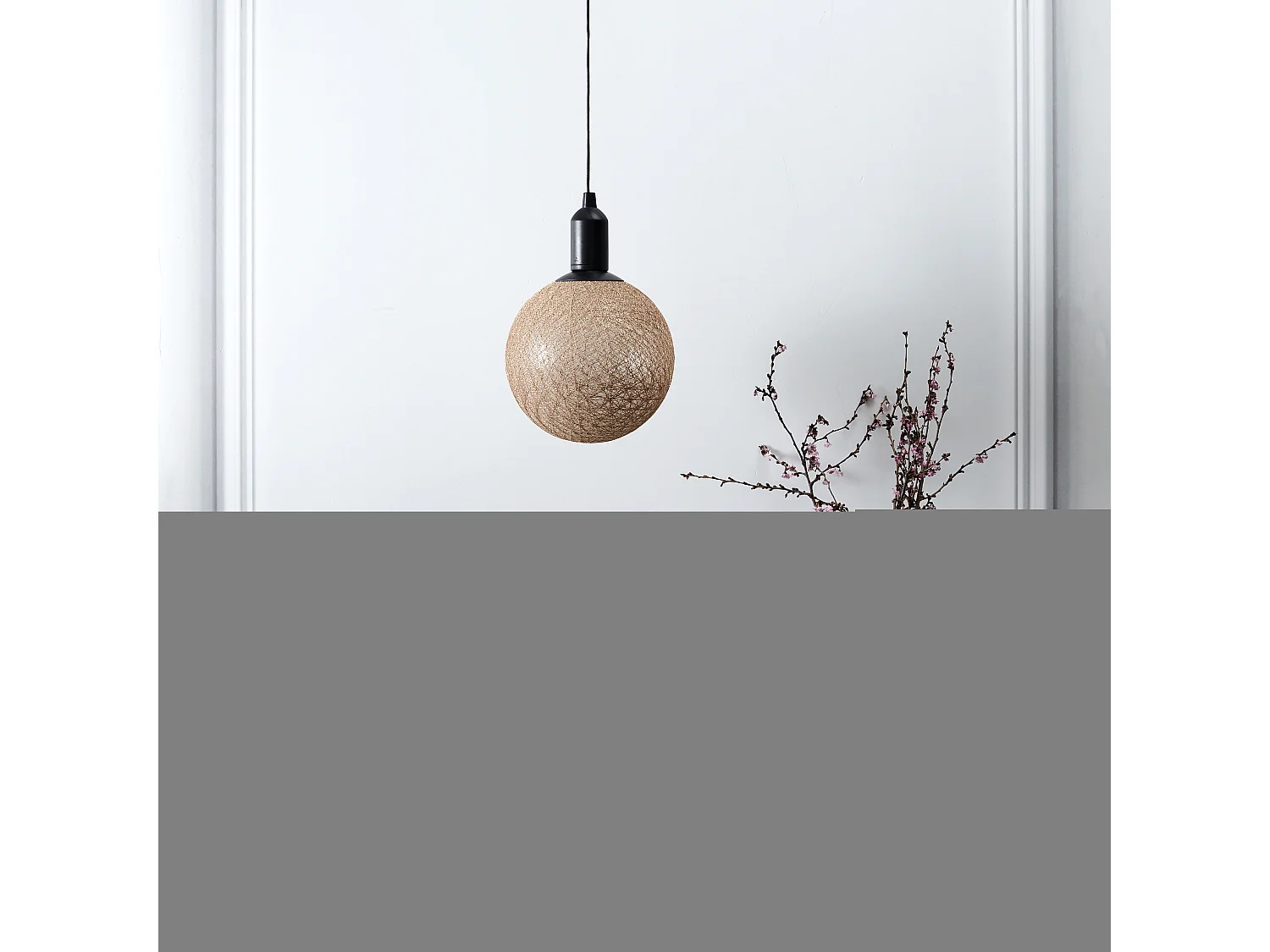 Boule Deco Lumineuse A Suspendre Dore D20cm Or