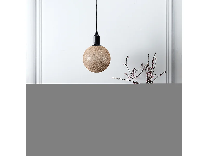 Boule Deco Lumineuse A Suspendre Dore D20cm Or