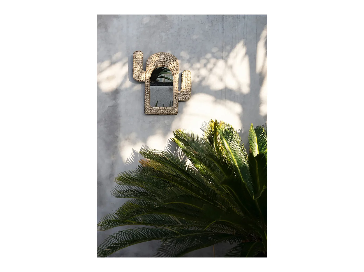 Der Cactus Shell Spiegel - Weiss