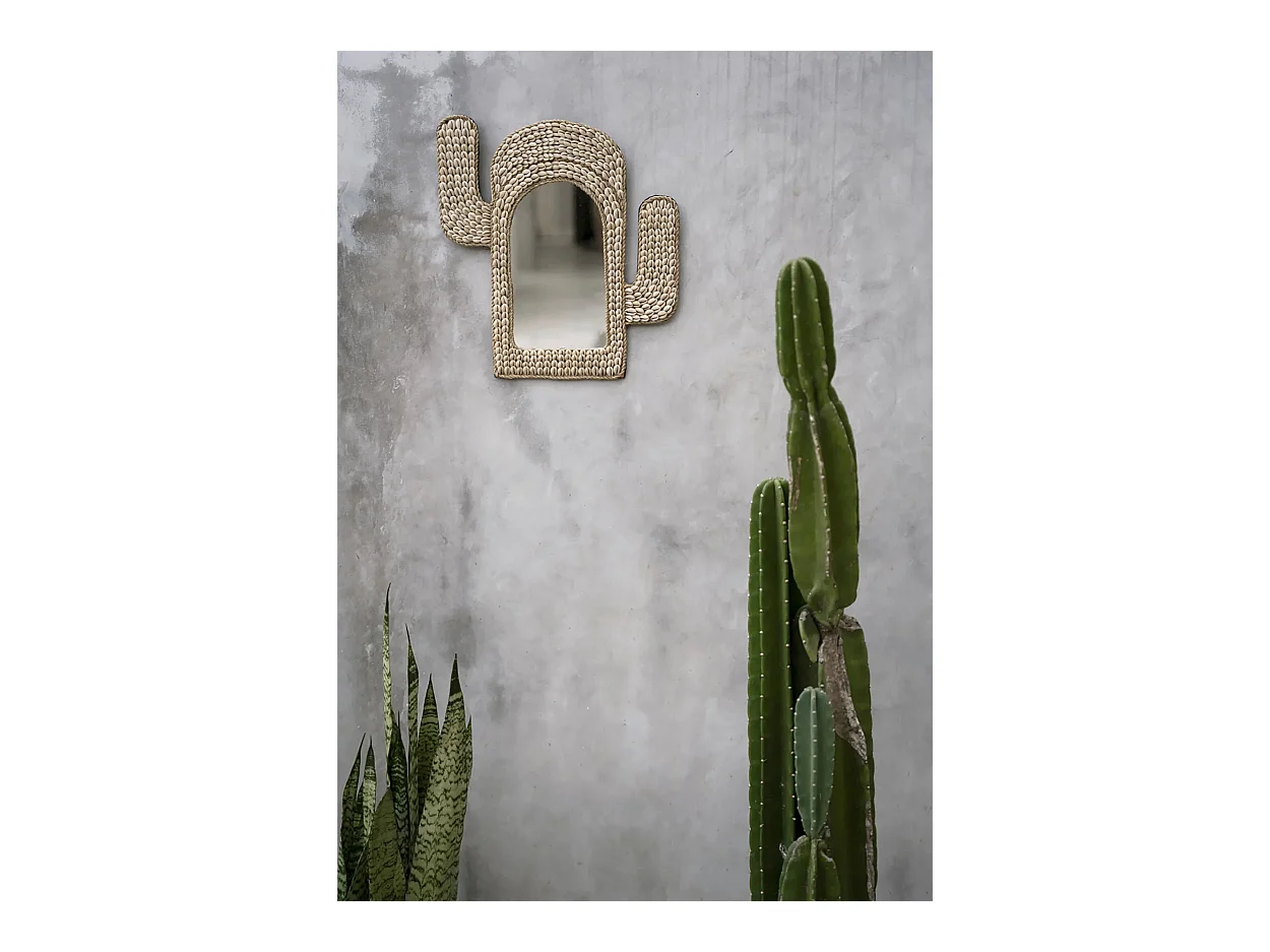 Der Cactus Shell Spiegel - Weiss
