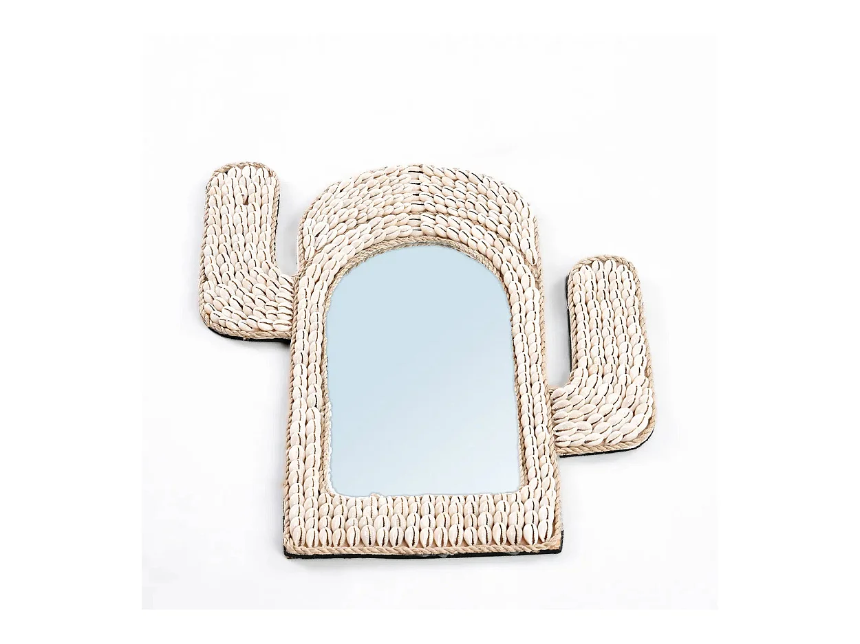 Der Cactus Shell Spiegel - Weiss