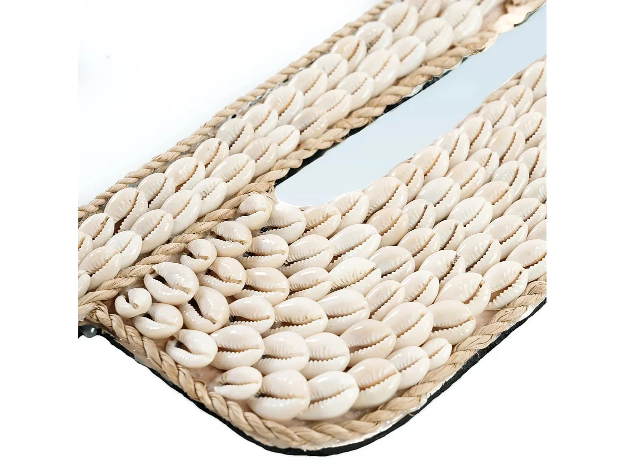 Le Miroir Cactus Shell - Blanc