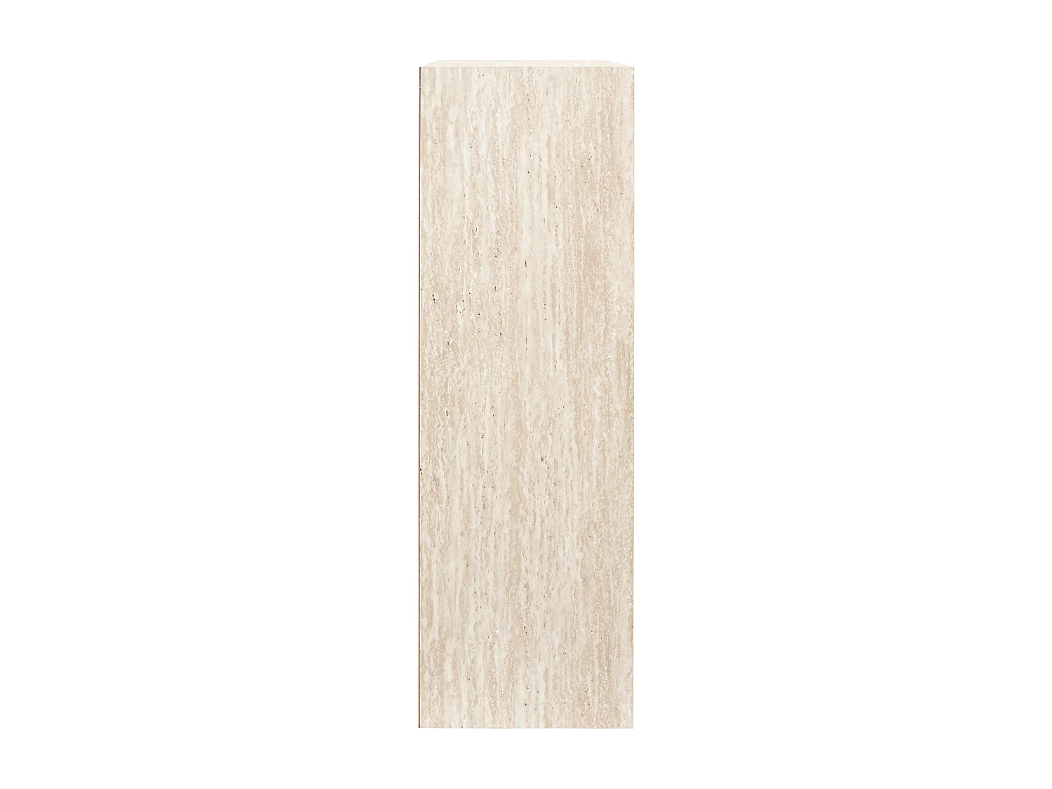 Rangement Modulable 6 Cases Pietra Blanc, Beige