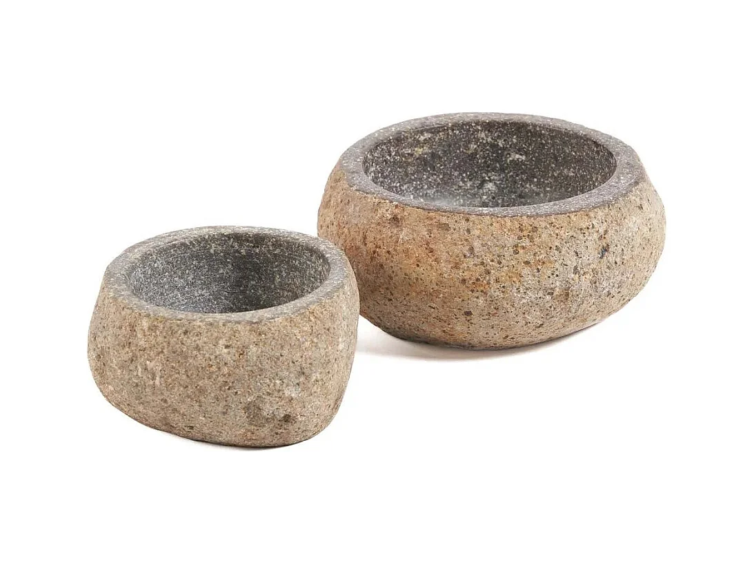 The River Stone Schale – Schwarz – M