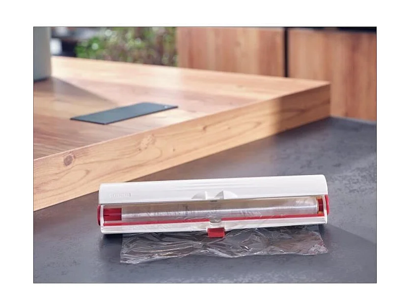 Dérouleur coupe-film - LEIFHEIT - PERFECT CUT 23051 - Pour rouleaux de 33 cm - Pour film alimentaire et papier aluminium