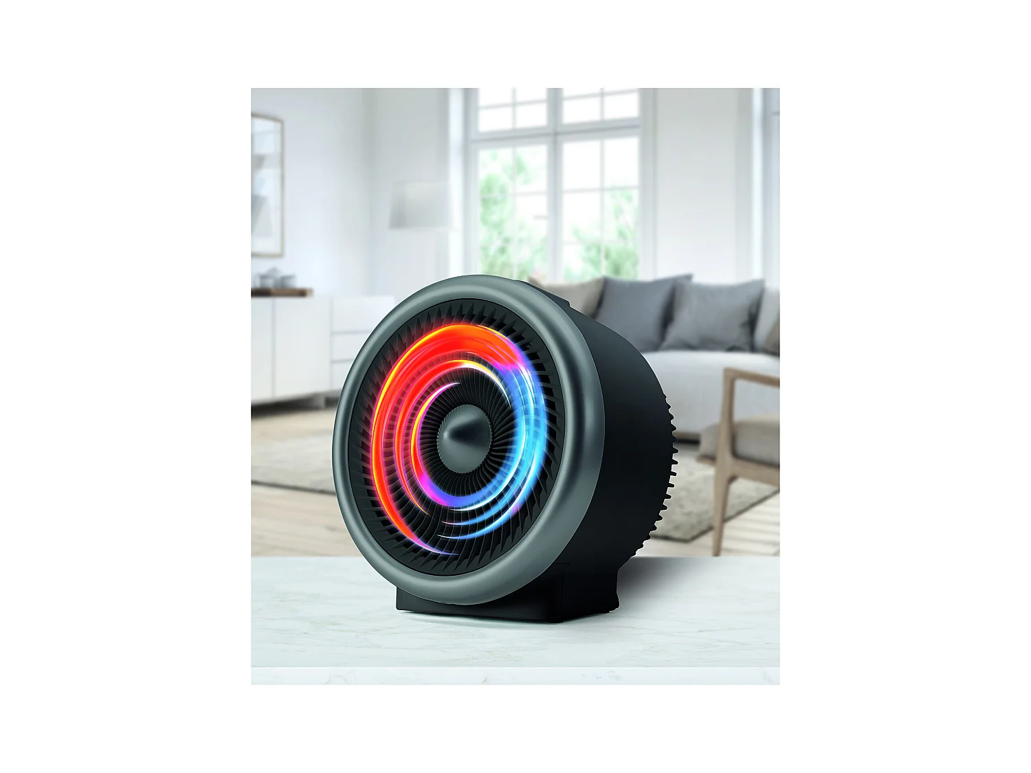 Chauffage Soufflant Vortex 2000W Tropicano Jet Hot & Cool Gris