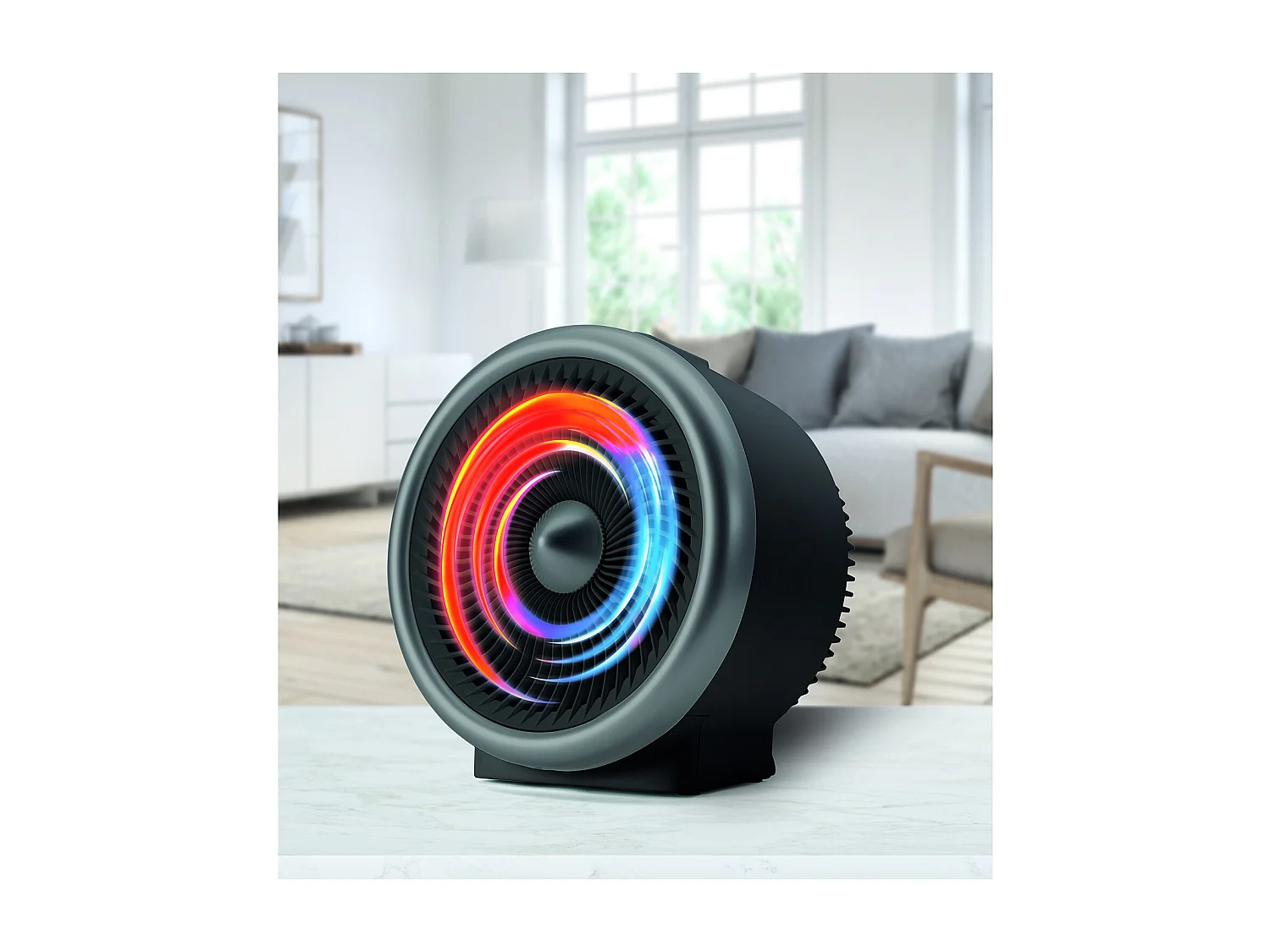 Chauffage Soufflant Vortex 2000W Tropicano Jet Hot & Cool Gris