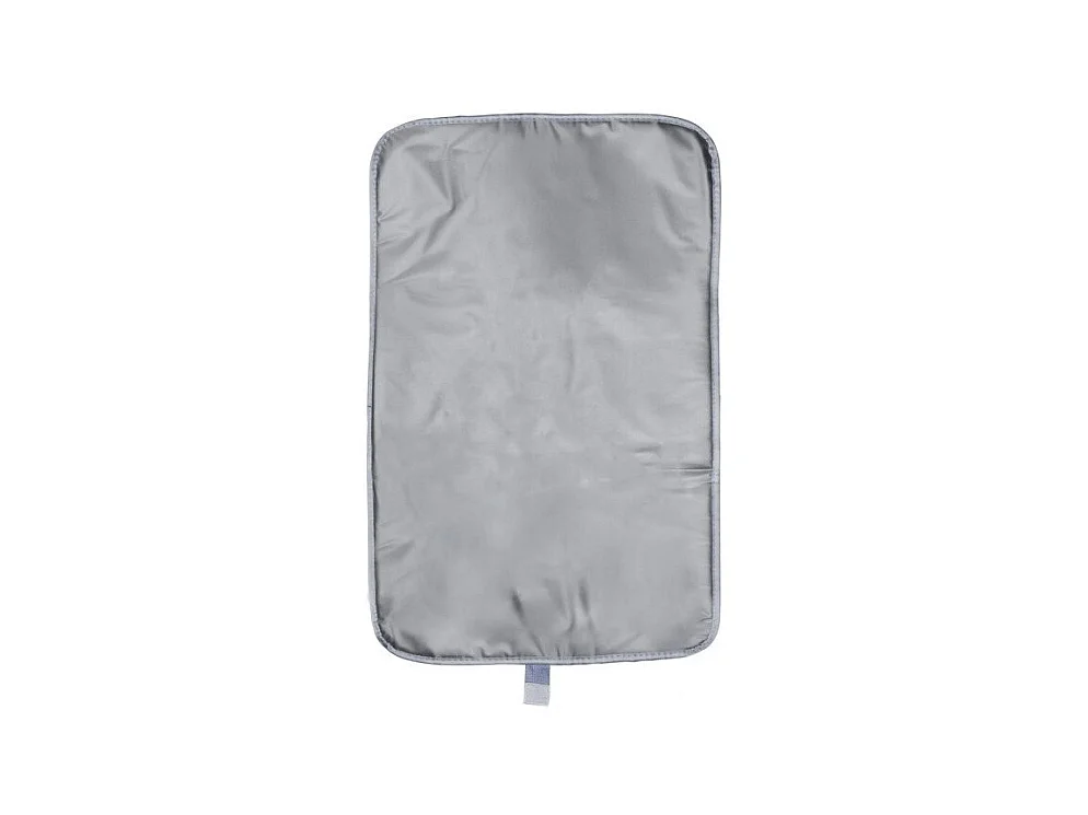 Tapis à Langer de Voyage Imperméable 68.5x35.5cm Gris - Matelas Moelleux et Pliable