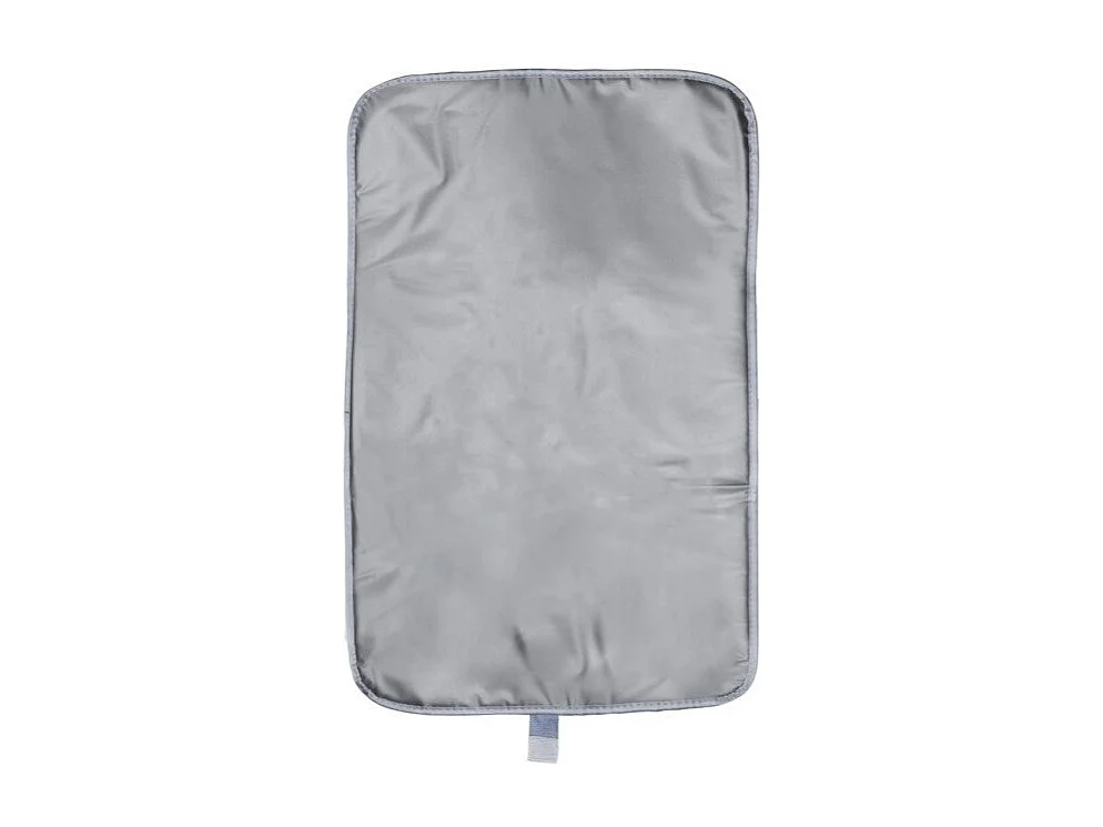 Tapis à Langer de Voyage Imperméable 68.5x35.5cm Gris - Matelas Moelleux et Pliable