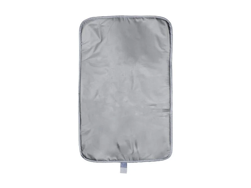 Tapis à Langer de Voyage Imperméable 68.5x35.5cm Gris - Matelas Moelleux et Pliable