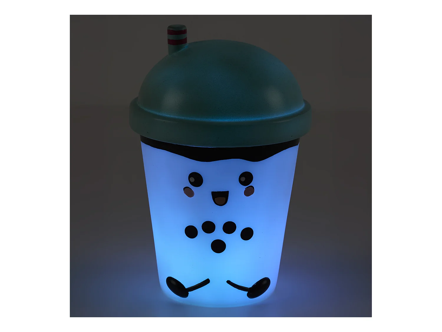 Lampe Veilleuse Smoothie Kawaii Bleu, Blanc