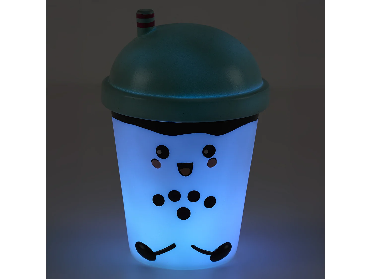Lampe Veilleuse Smoothie Kawaii Bleu, Blanc