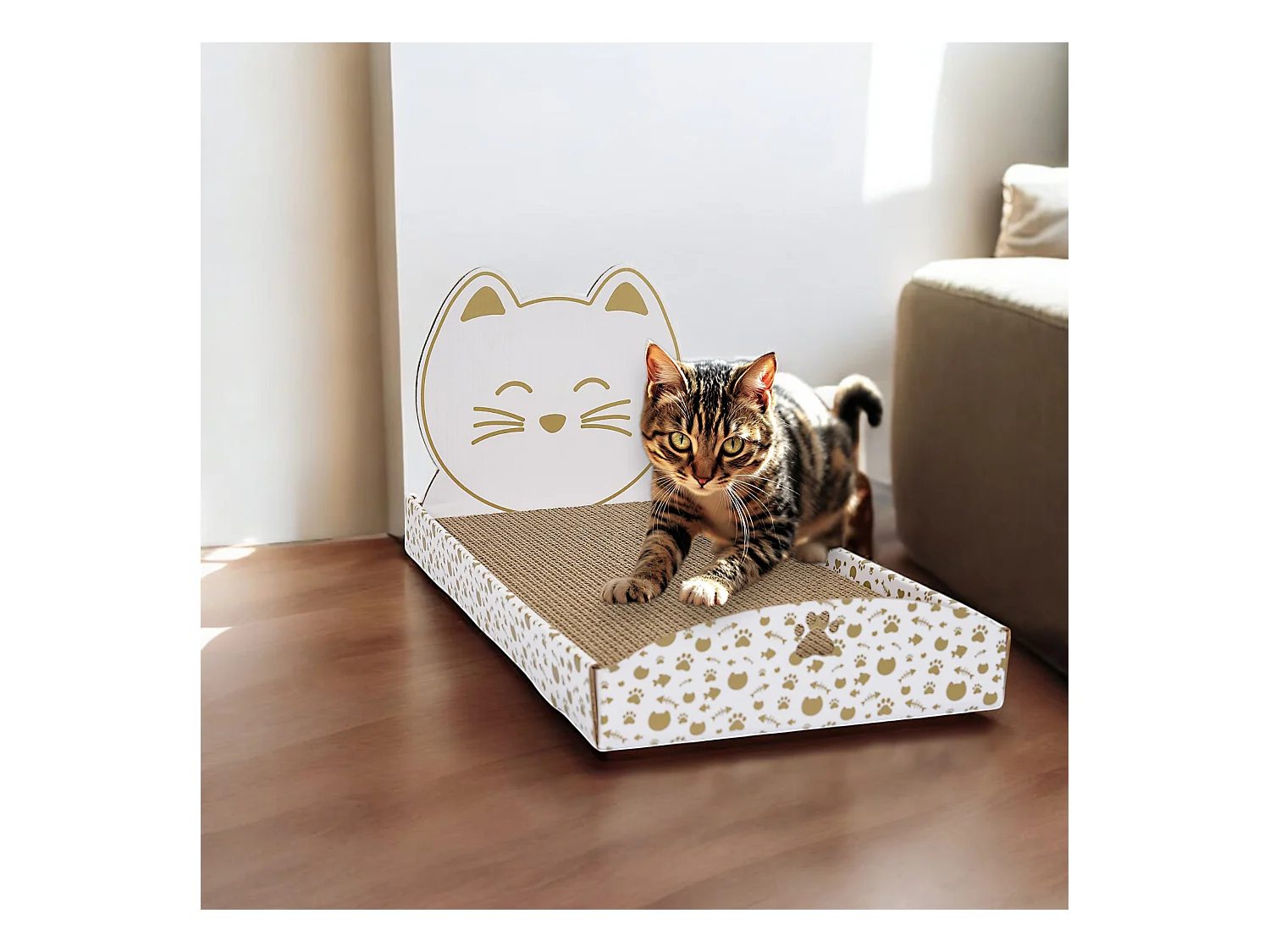 Griffoir Pour Chat en forme de lit