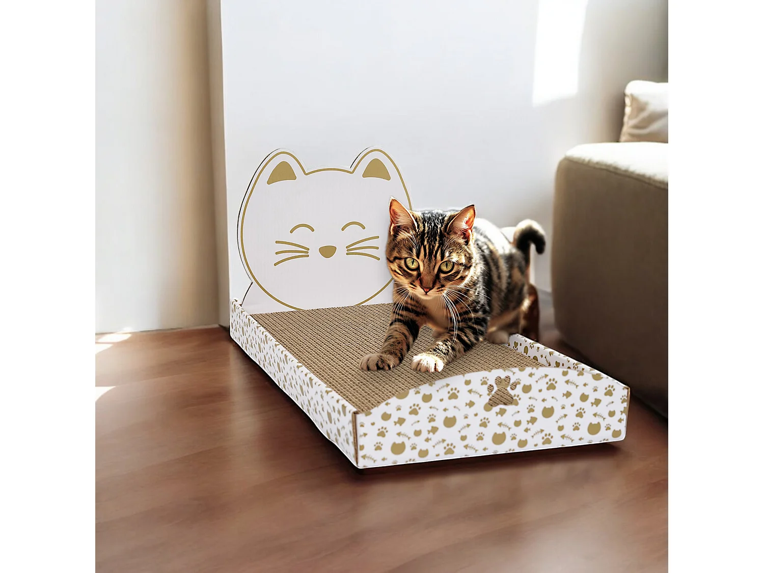 Griffoir Pour Chat en forme de lit