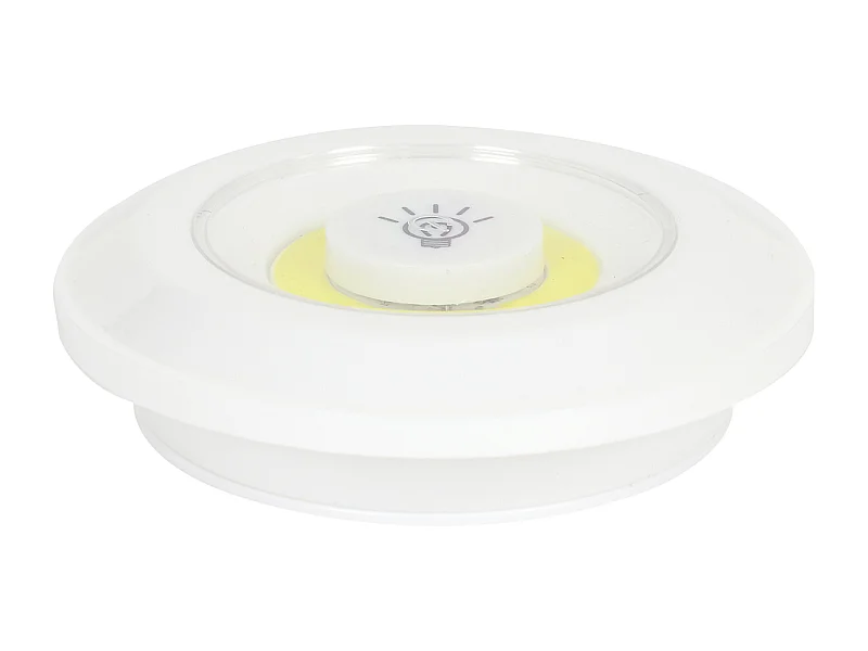 Lampe Led Cob A Pression X2 Avec Telecommande Blanc