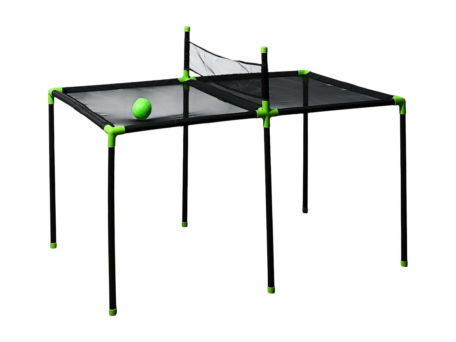 Table De Hand Pong Avec Filet Noir, Bleu, Vert