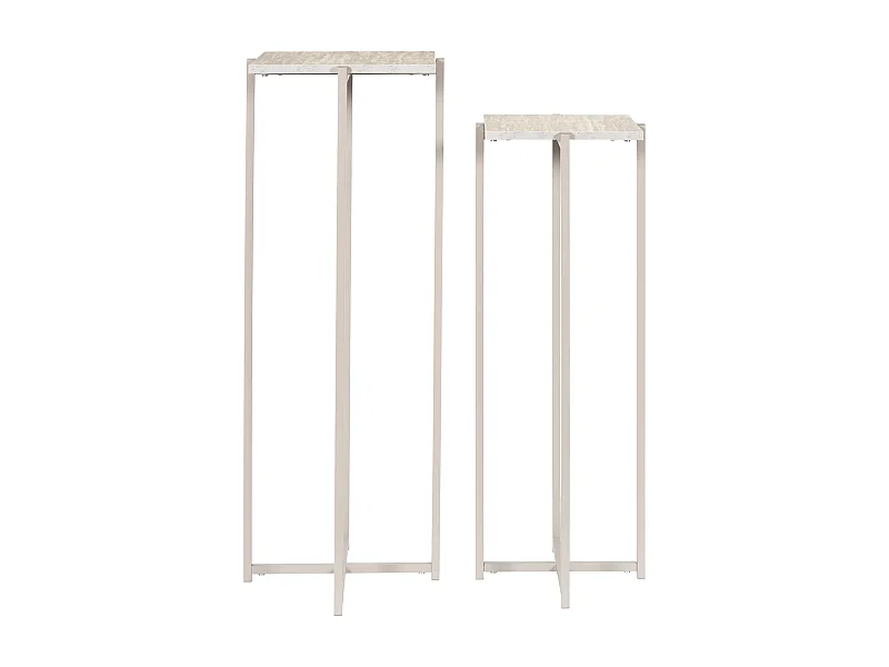 Sellette Gigogne X2 Terra Nova Blanc, Beige