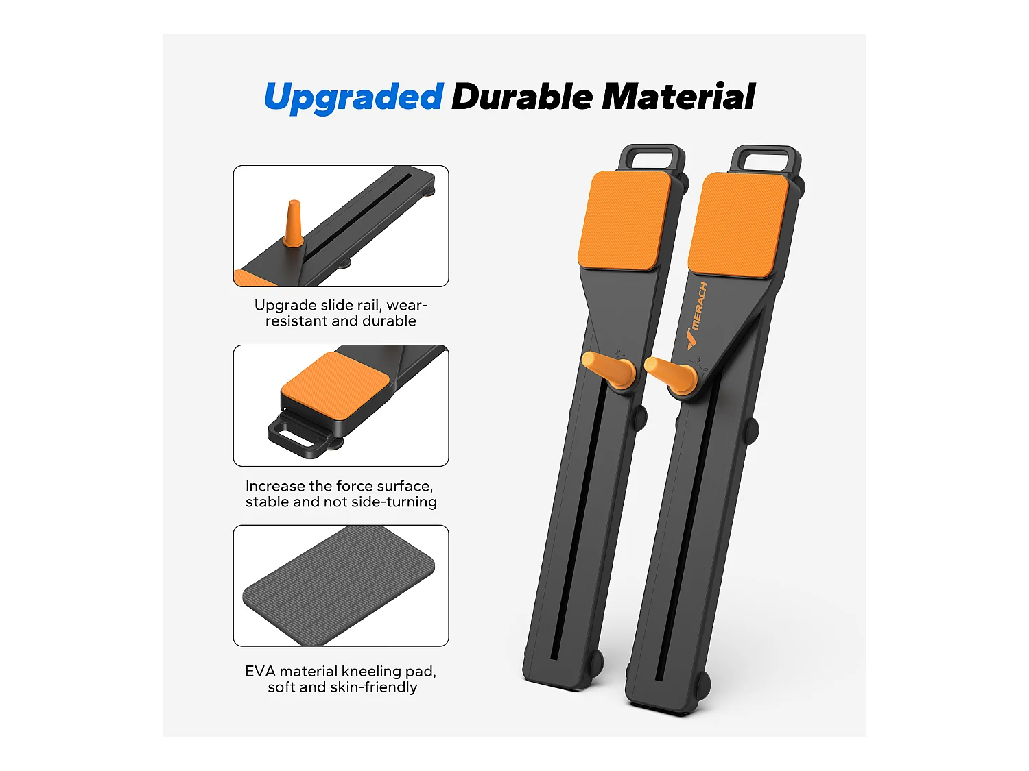 Glisseurs de Fitness Polyvalents MERACH, Parfaits pour le Renforcement Musculaire, Équilibre, Mobilité, Sport à Domicile, 120KG MAX