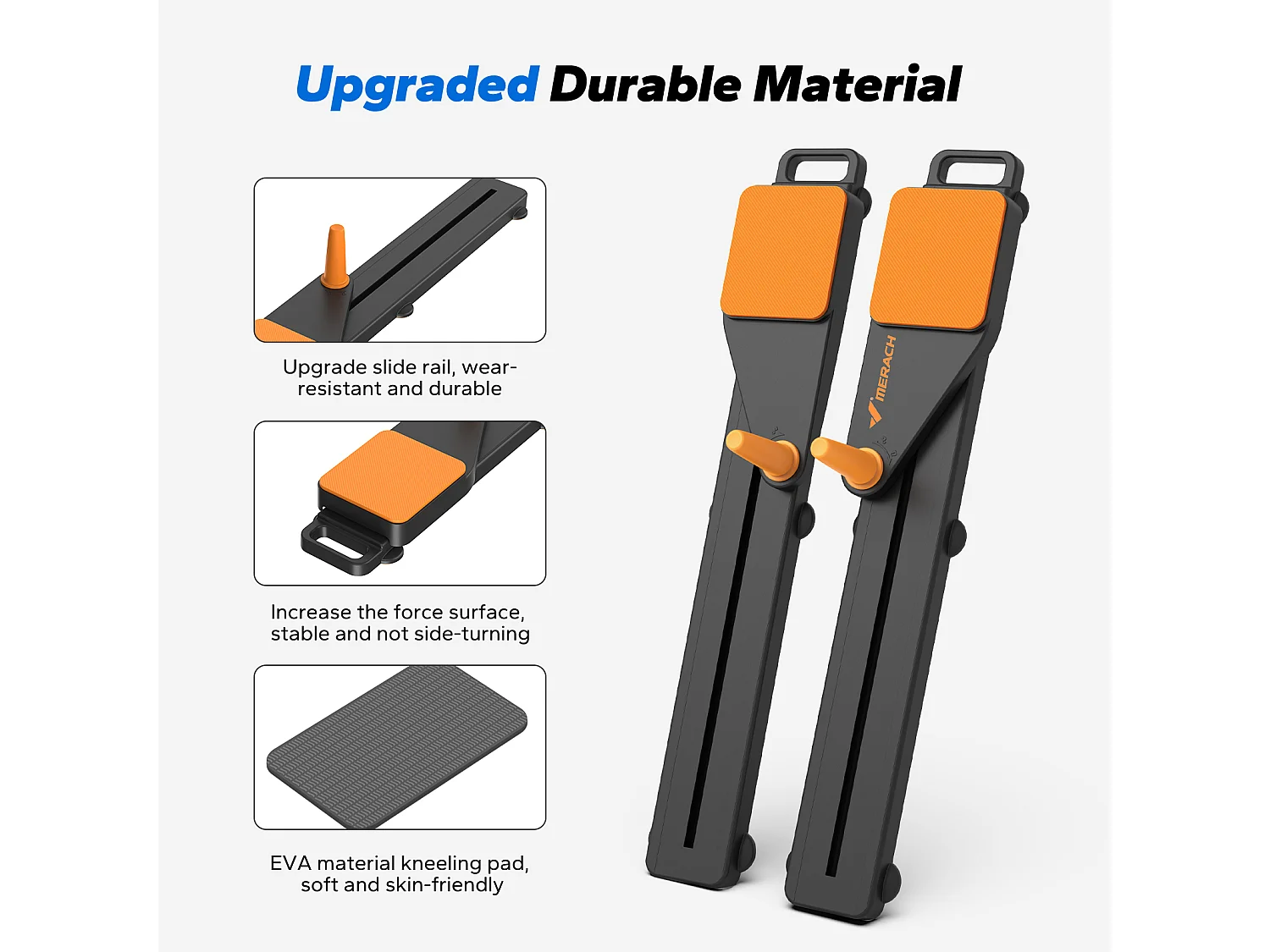 Glisseurs de Fitness Polyvalents MERACH, Parfaits pour le Renforcement Musculaire, Équilibre, Mobilité, Sport à Domicile, 120KG MAX